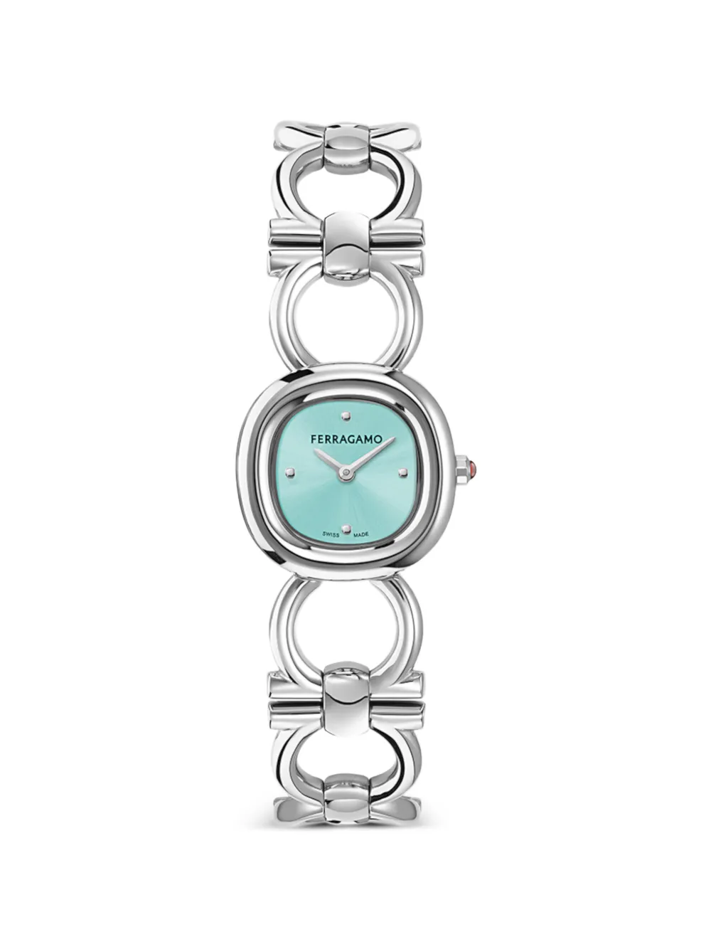 Ferragamo Double Gancini 25mm - Blu