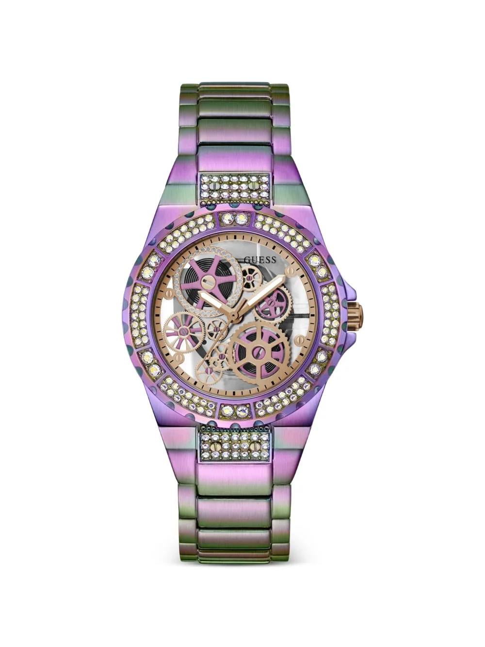 GUESS USA Reveal 39mm watch - Argento