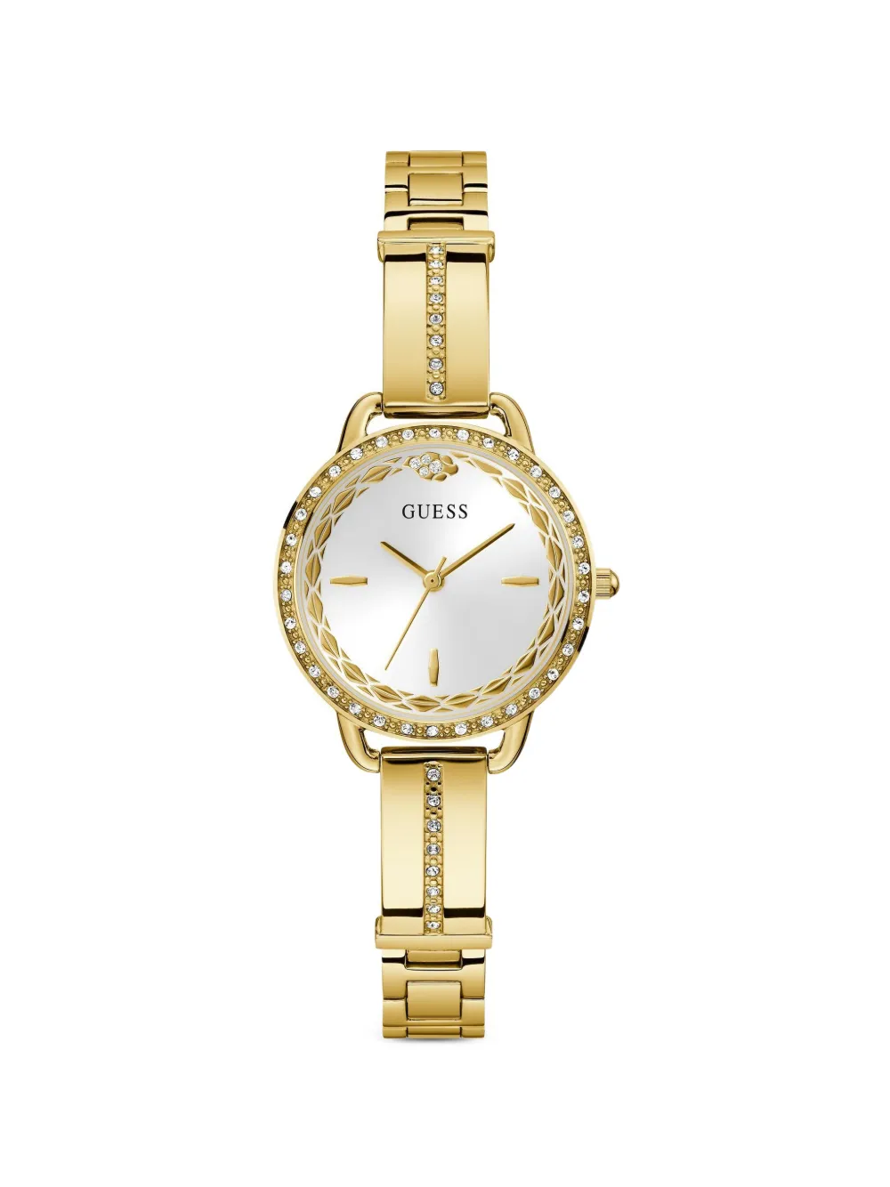 GUESS USA Orologio Bellini Crystal 30mm - Bianco