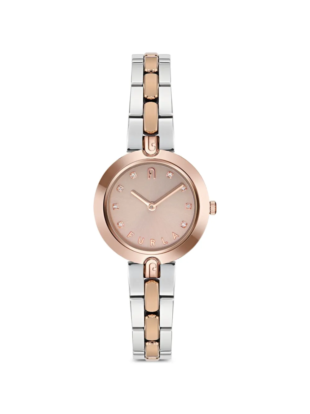 Furla Logo Links 28mm watch - Rosa