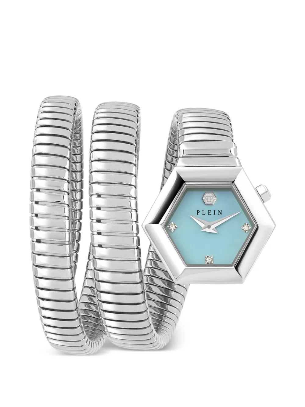 Philipp Plein Snake Hexagon 28mm watch - Blu