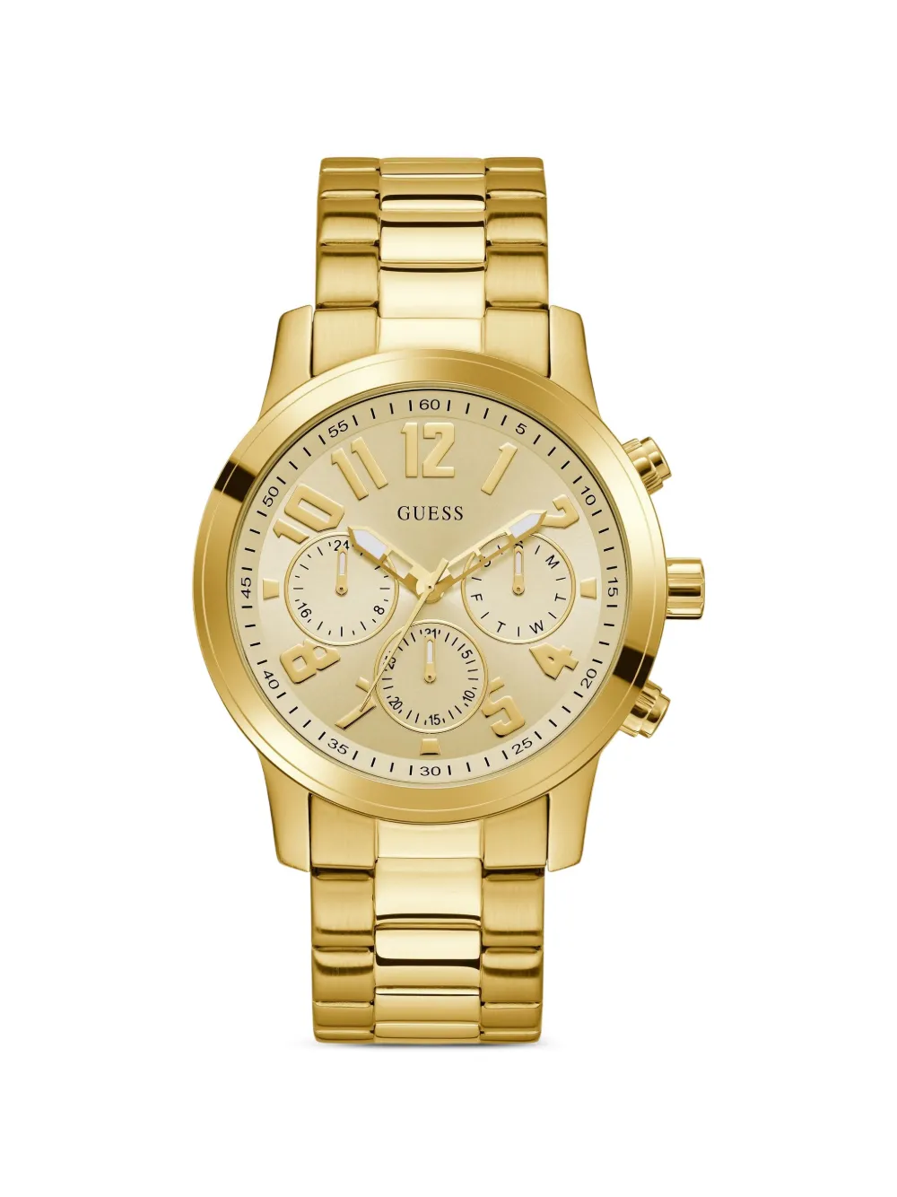 GUESS USA Armbanduhr aus Edelstahl 44mm - Gold