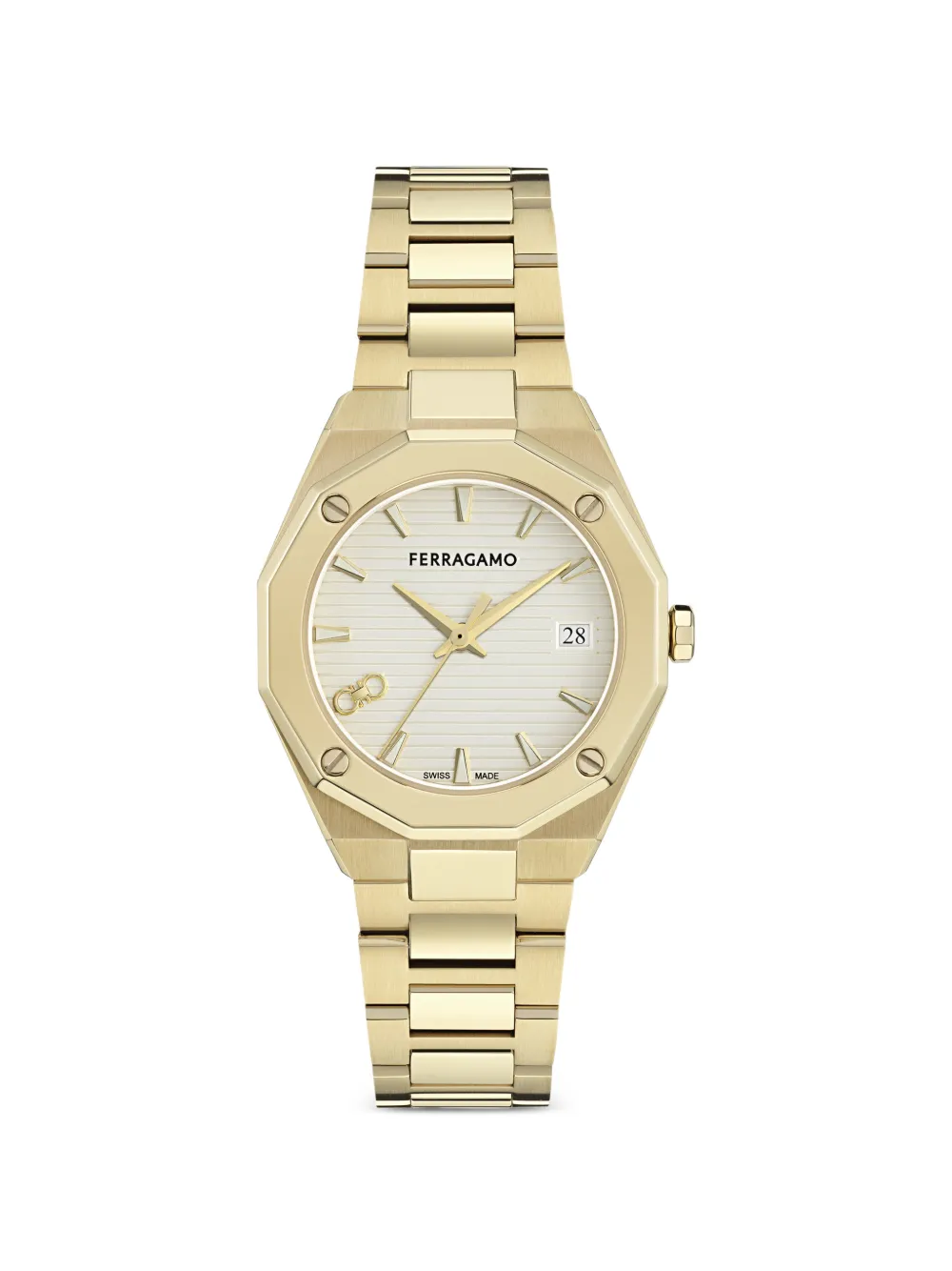 Ferragamo Orologio Edge 3H 34mm - Bianco
