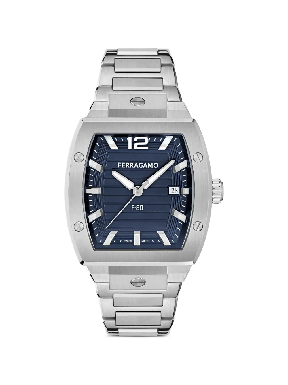 Ferragamo Orologio F-80 Tonneau 42mm - Blu