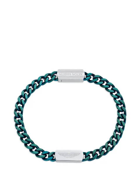 Aston Martin logo-plaque chain bracelet