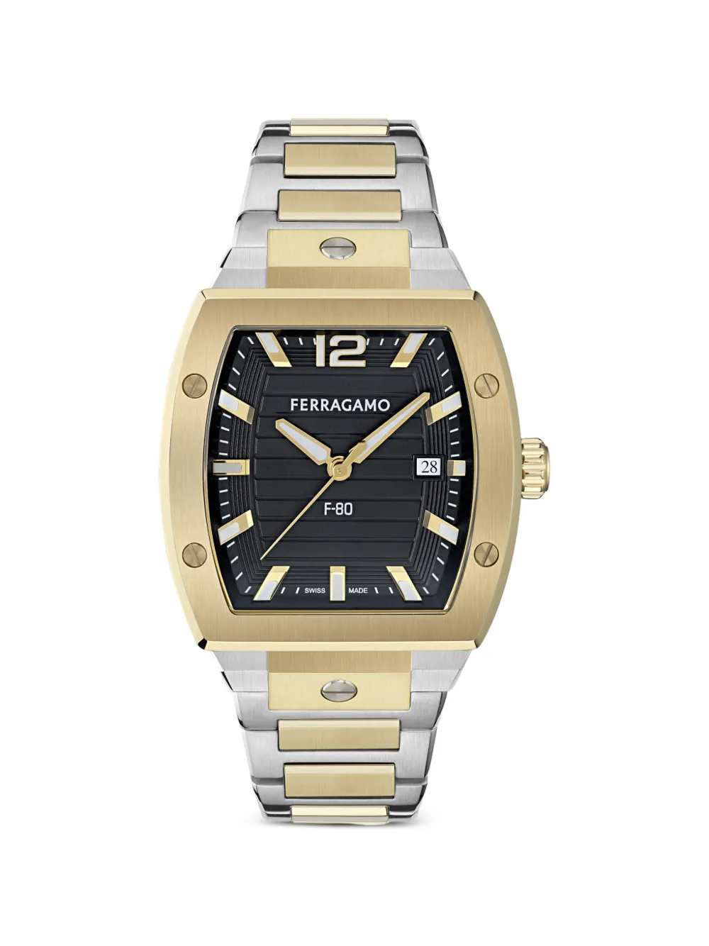 Ferragamo Orologio F80 Tonneau 42mm - Nero