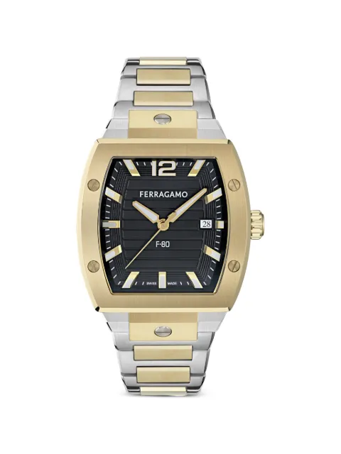 Ferragamo Relógio F80 Tonneau de 42mm