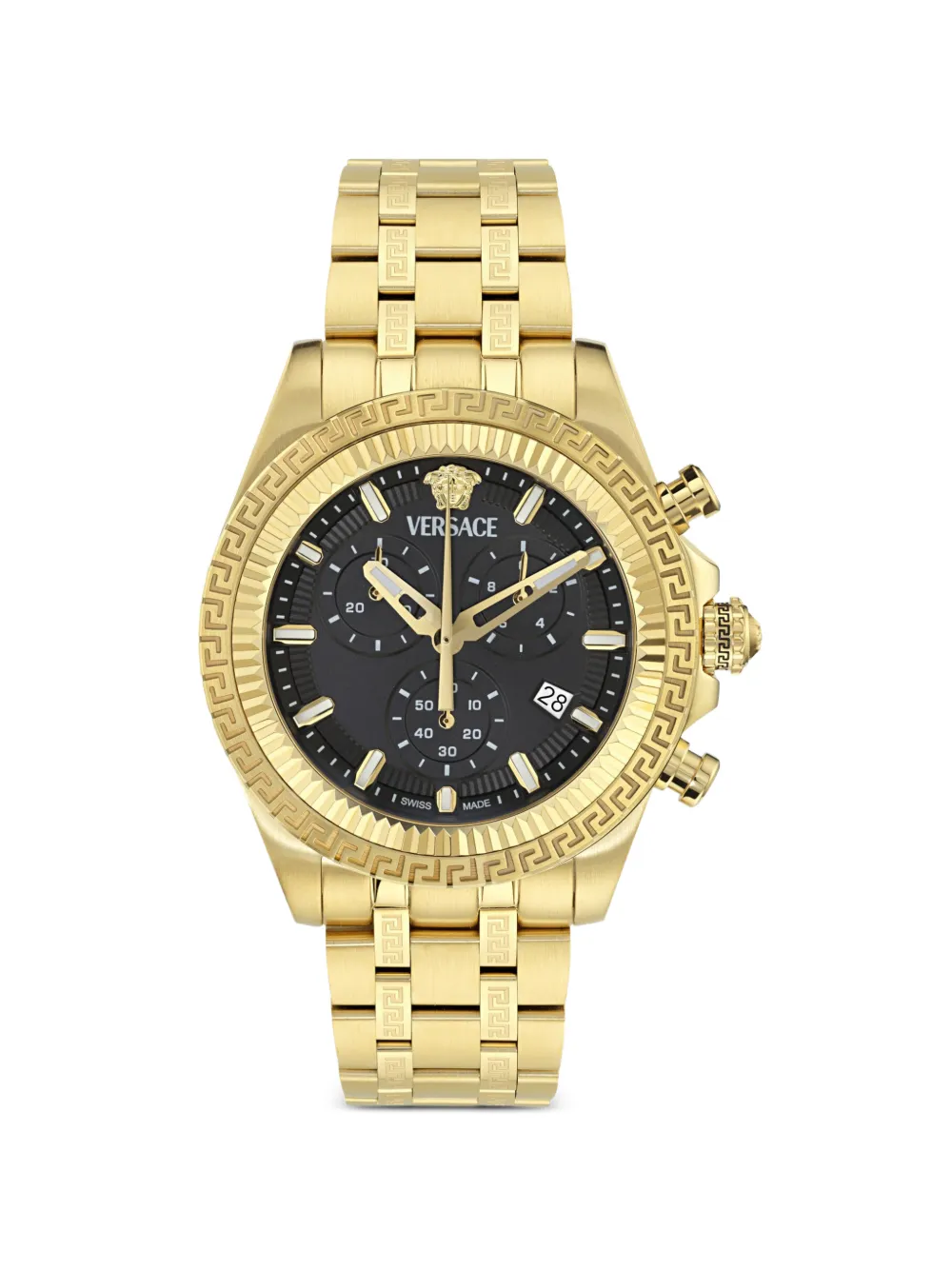 Versace Orologio Fornax Greca 43mm - Nero