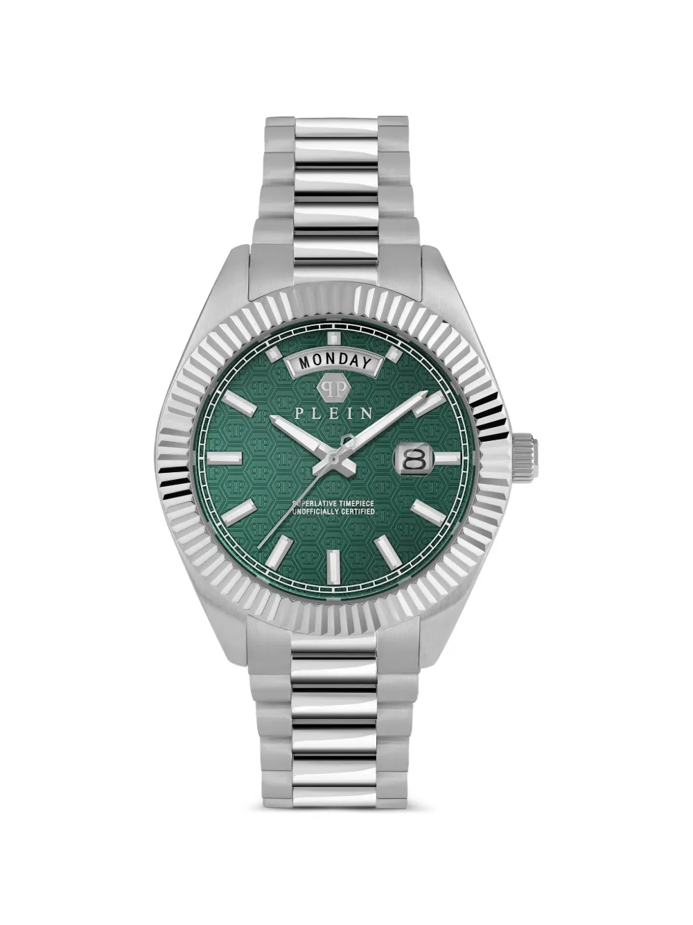 Philipp Plein montre Date Superlative Gent 42 mm - Vert