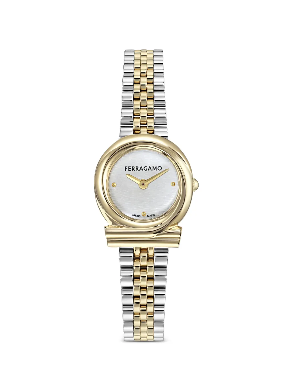 Ferragamo Gancini Twisted Armbanduhr 23mm - Silber