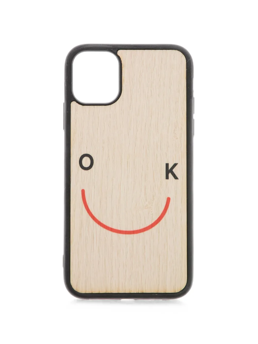 Wood'd graphic-print iPhone 11 case