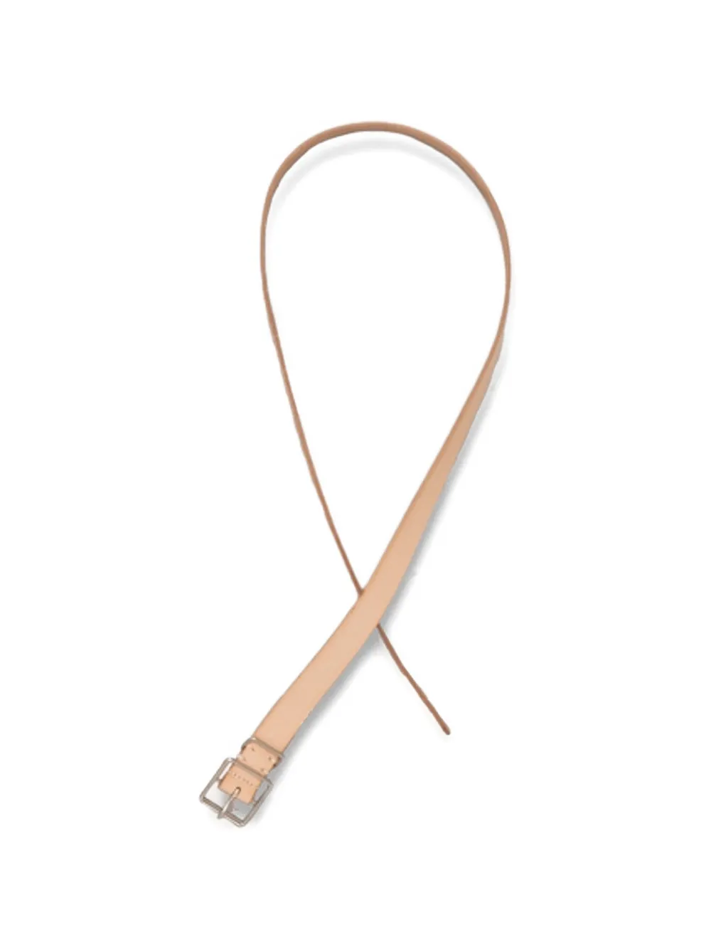 Still by Hand buckle leather belt - Toni neutri