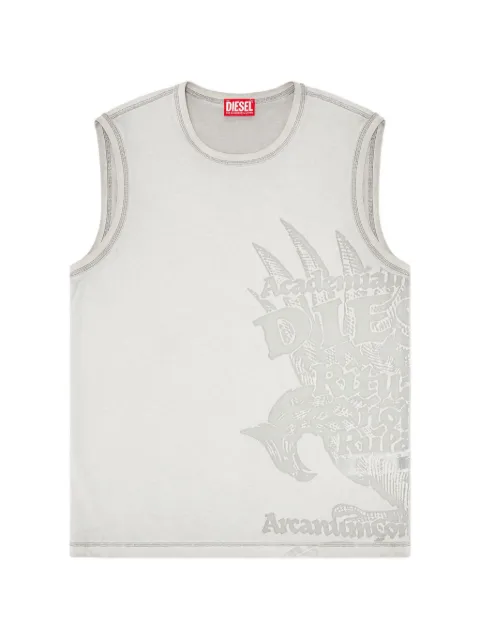 Diesel grapjic-print tank top