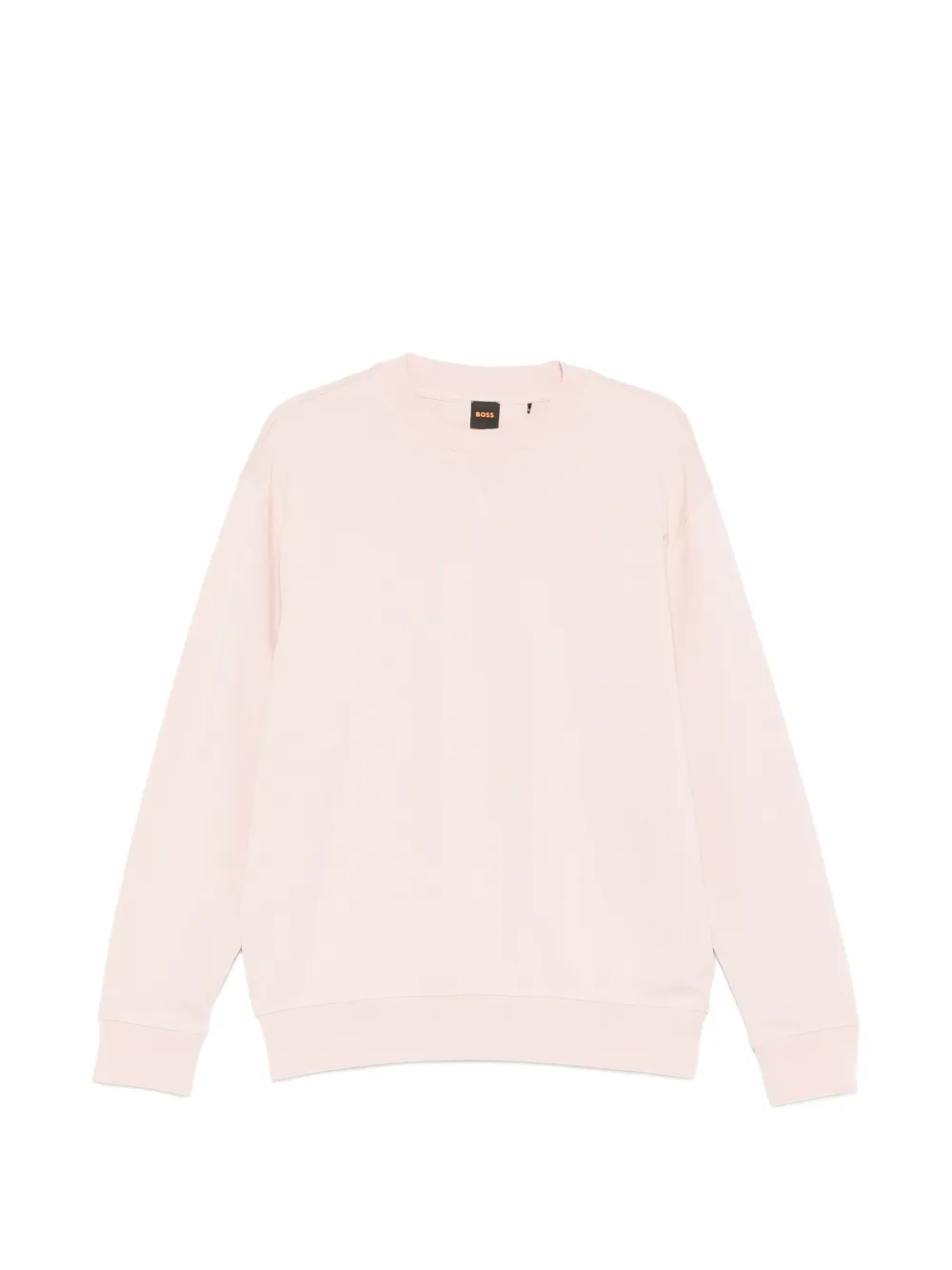 BOSS crew-neck long-sleeve sweater - Rosa