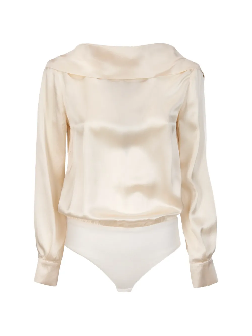 Catalina Sophia silk bodysuit - Toni neutri