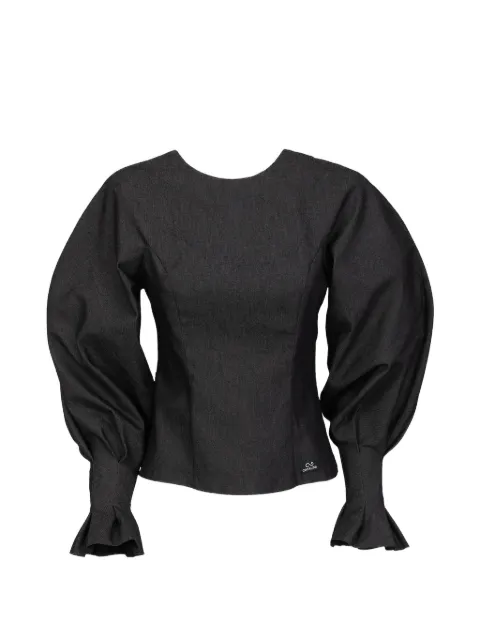 Catalina Chiara puff-sleeve blouse