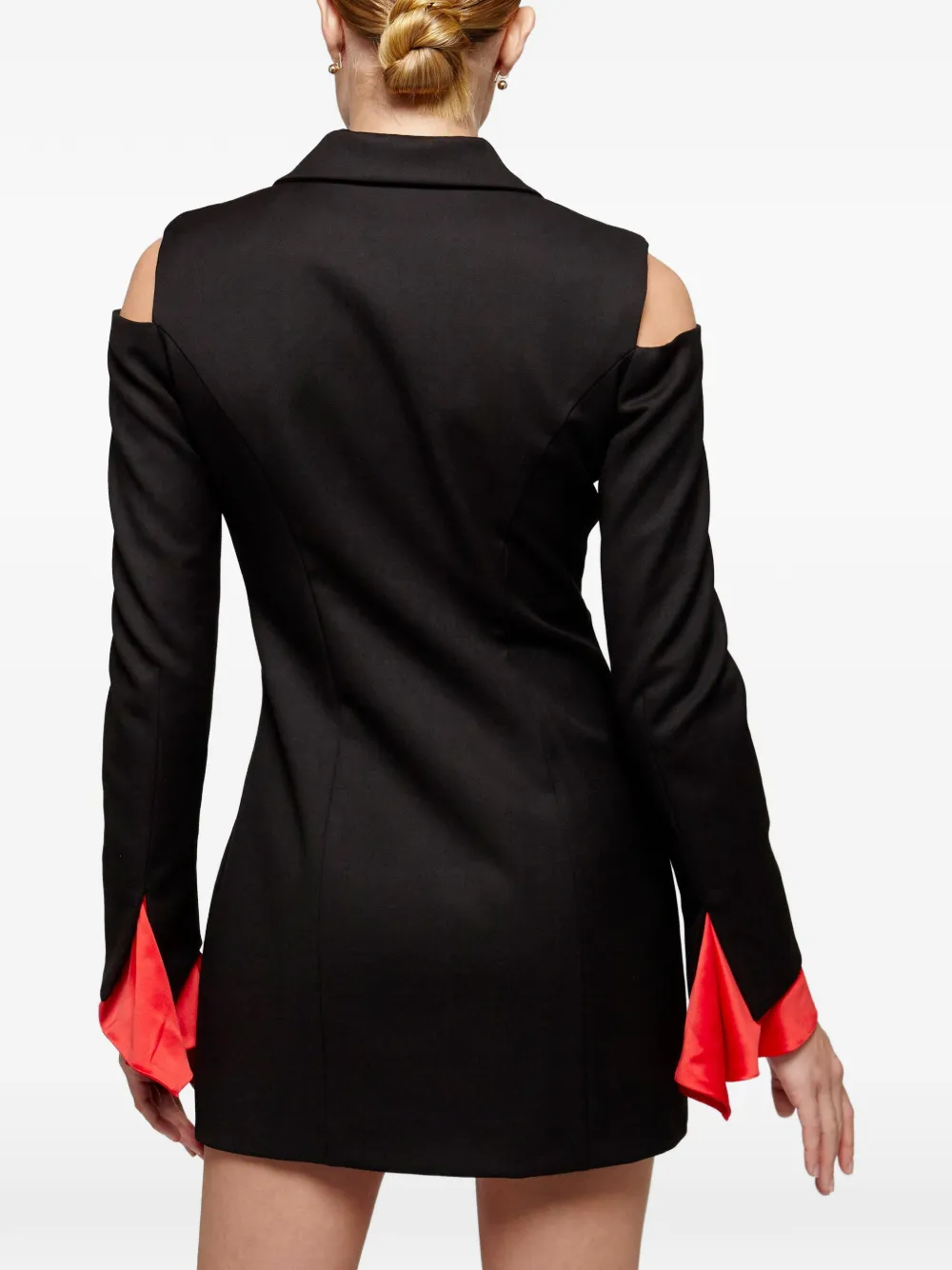 Catalina Moulin Rouge jurk met open schouders Zwart