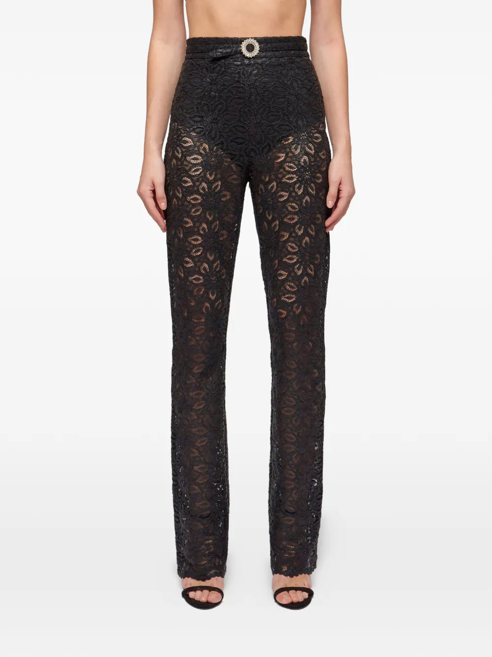 Catalina Carolyn lace trousers - Nero