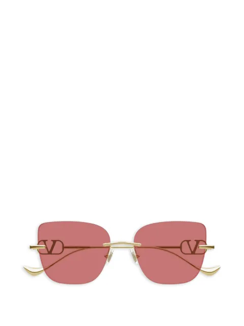 VALENTINO GARAVANI EYEWEAR lunettes de soleil VLogo à design sans monture
