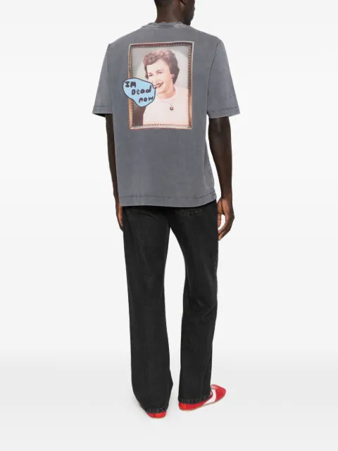 HOPEIUM graphic-print logo-print T-shirt