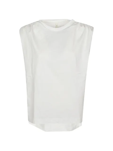 Petar Petrov loose fit padded-shoulder T-shirt