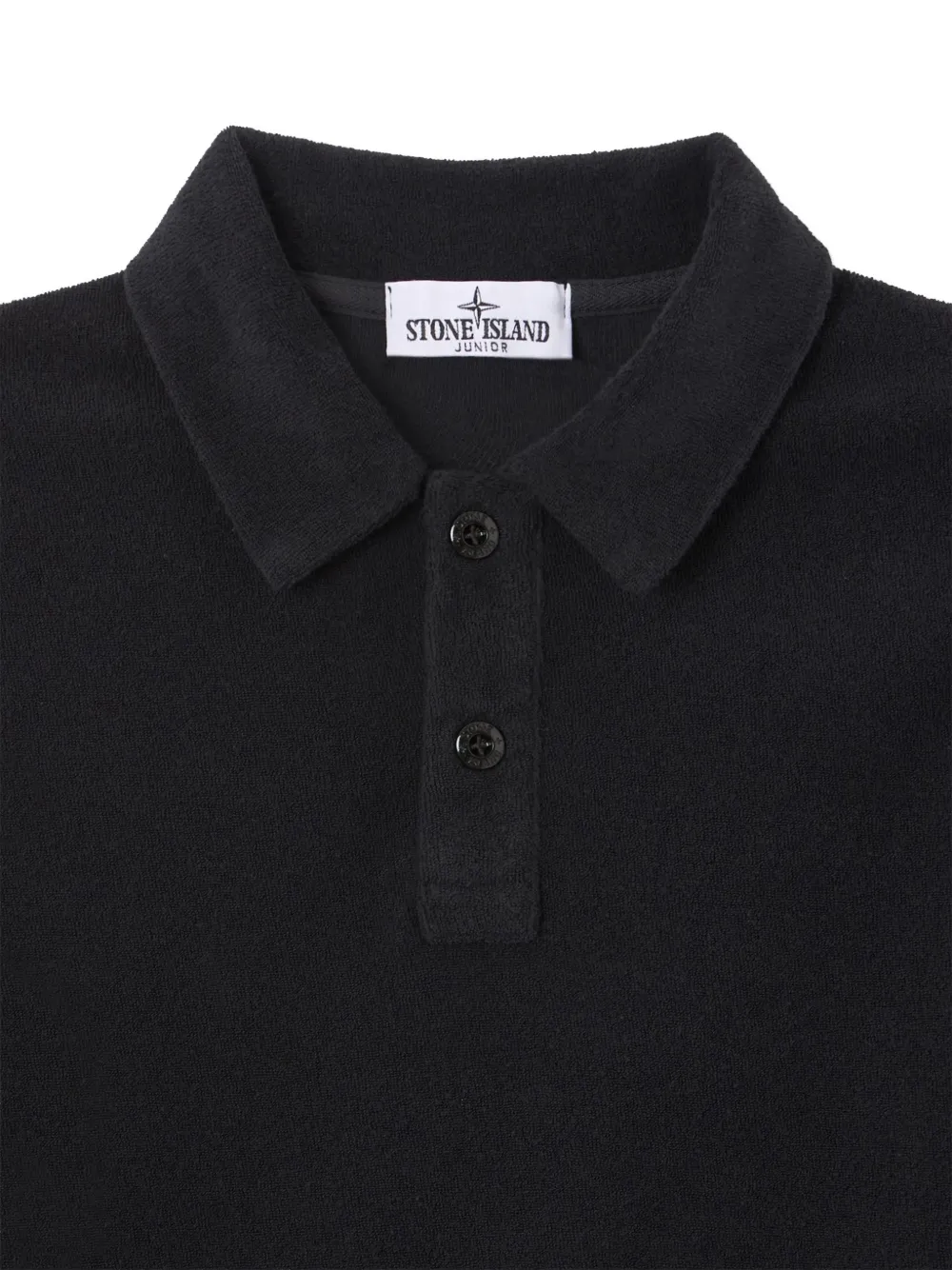 Stone Island Junior Sweater met polokraag Blauw