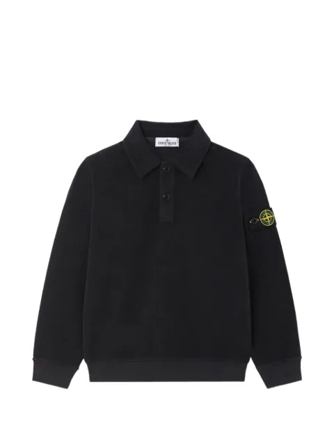 Stone Island Junior polo-collar sweatshirt 
