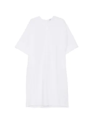 zara white t shirt dress ZARA. T-shirt midi dress. TS Hibuy market Crafted with a distinctive front raglan and back dolman sleeves TOTEME relaxed T-shirt dress -