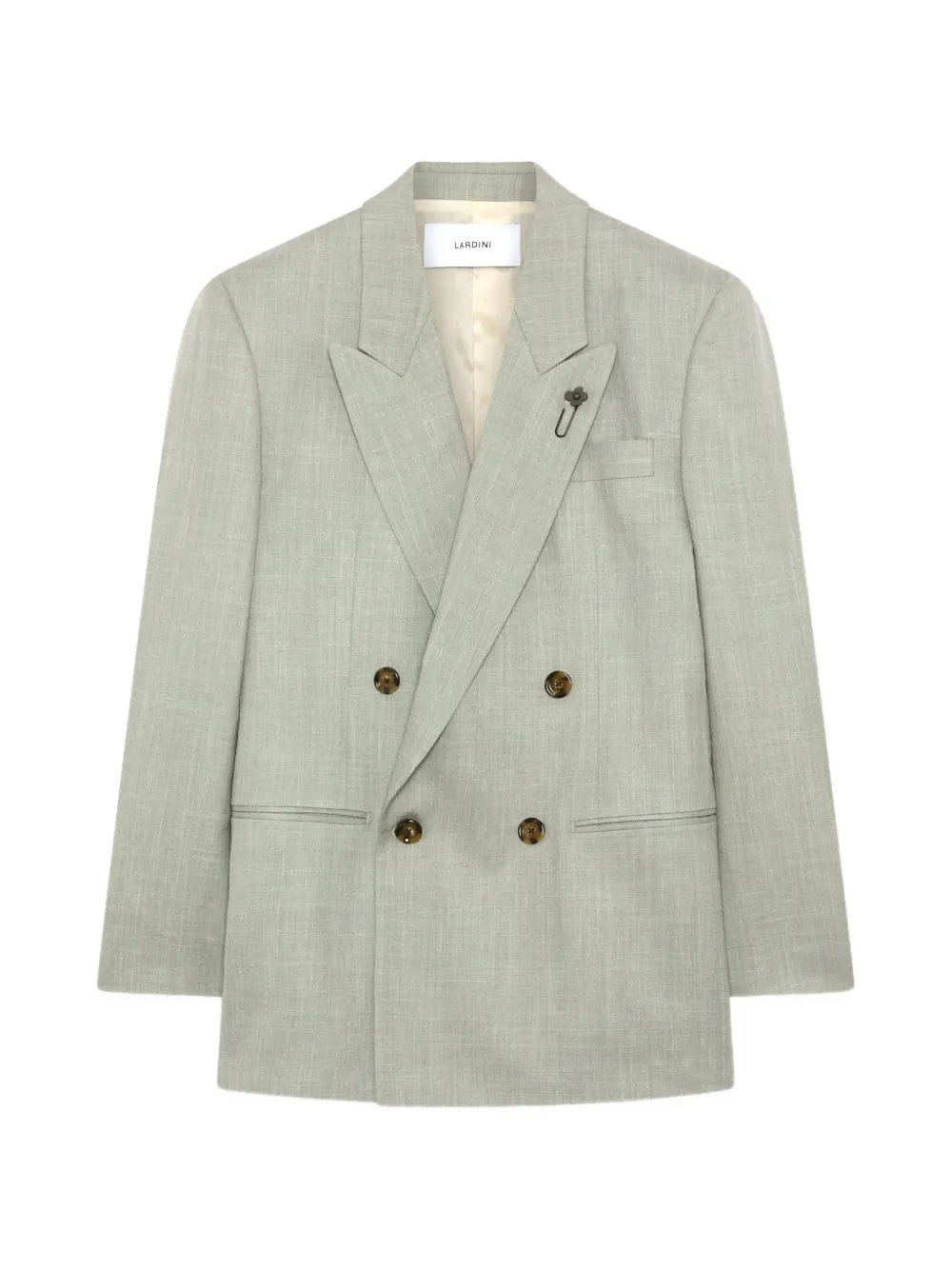 Lardini double-breasted blazer - Grün