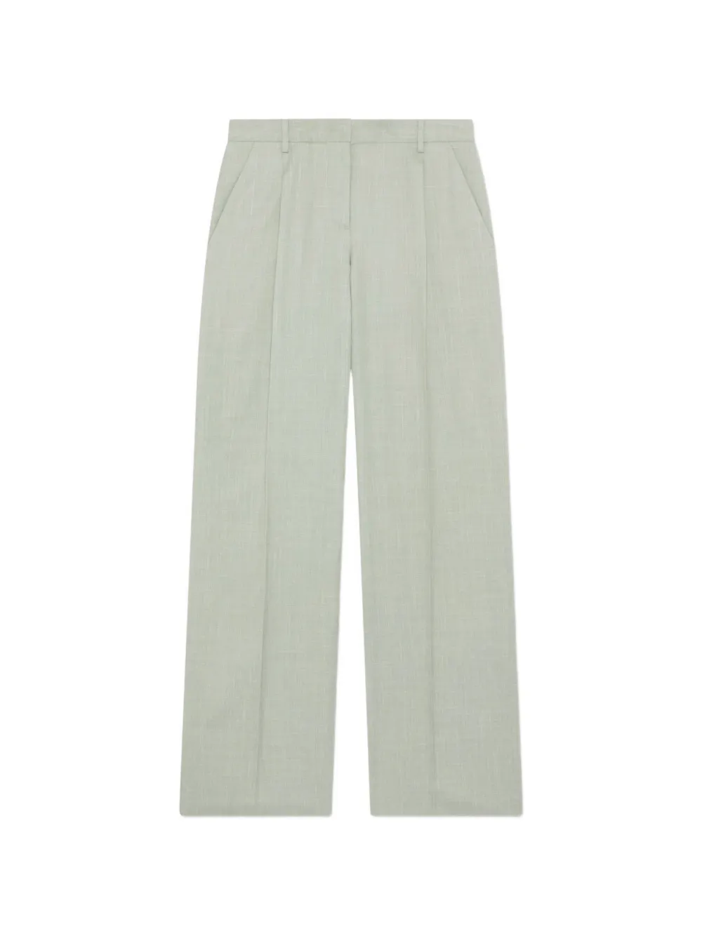 Lardini pleated twill trousers - Verde