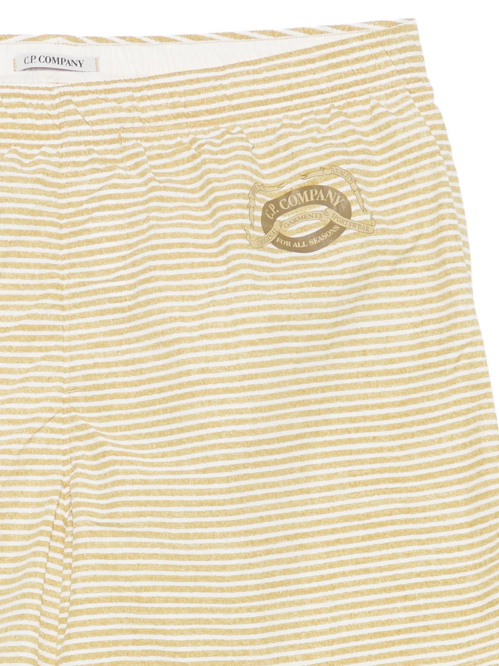C.P. Company Flatt nylon zwembroek met print Beige