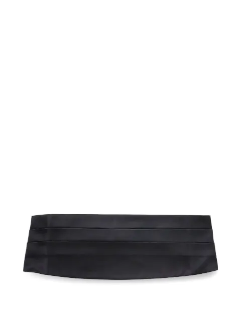 Brunello Cucinelli pleated satin cummerbund