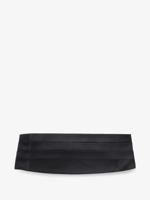 Brunello Cucinelli pleated satin cummerbund
