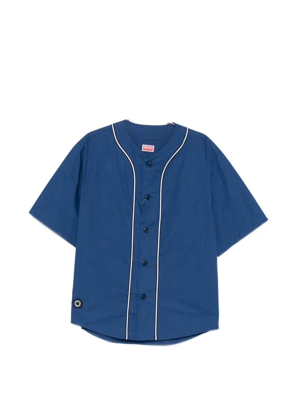 Kenzo buttoned short-sleeve shirt - Blu