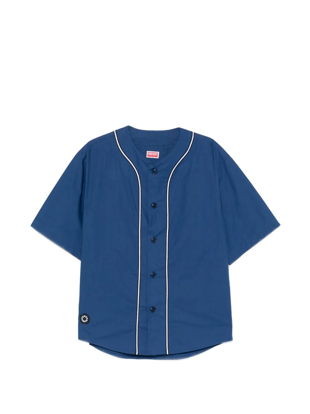 Kenzo buttoned short-sleeve shirt - Blue