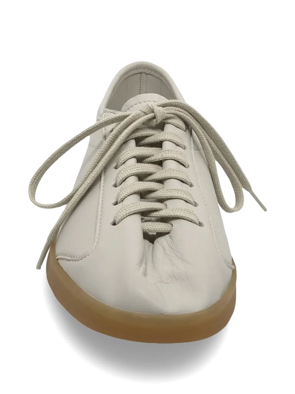 Henderson Baracco lace-up leather sneakers Beige