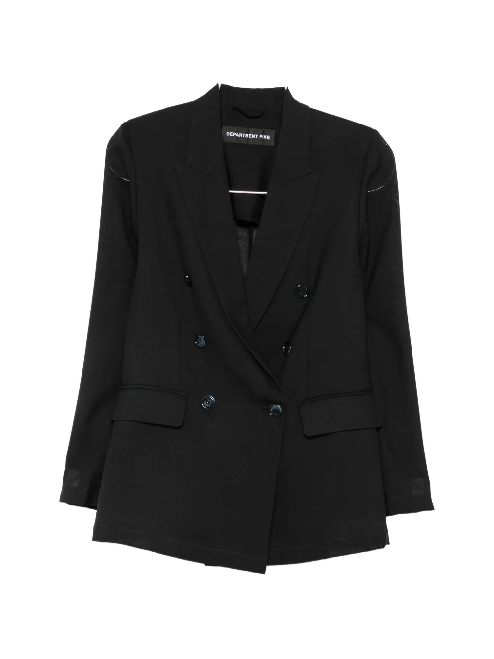 Department 5 single-breasted rear-slit blazer - Nero
