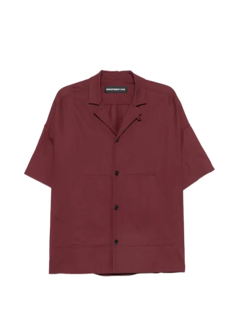 Department 5 short-sleeve camp-collar shirt