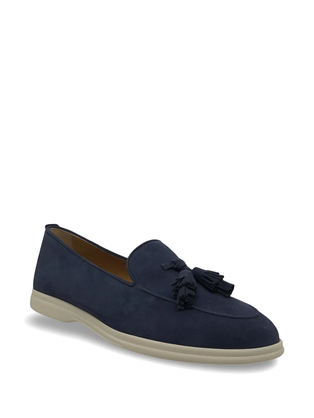 Henderson Baracco Suède loafers Blauw