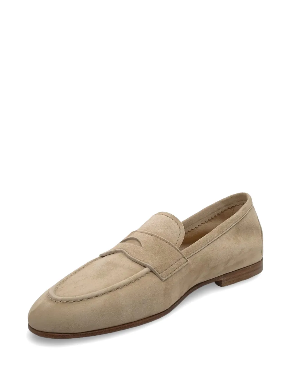 Henderson Baracco Suède loafers Beige