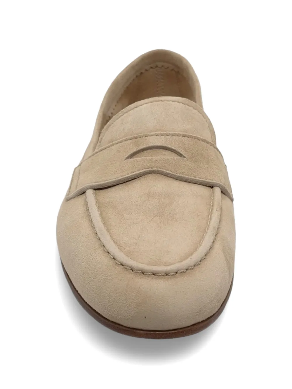 Henderson Baracco Suède loafers Beige