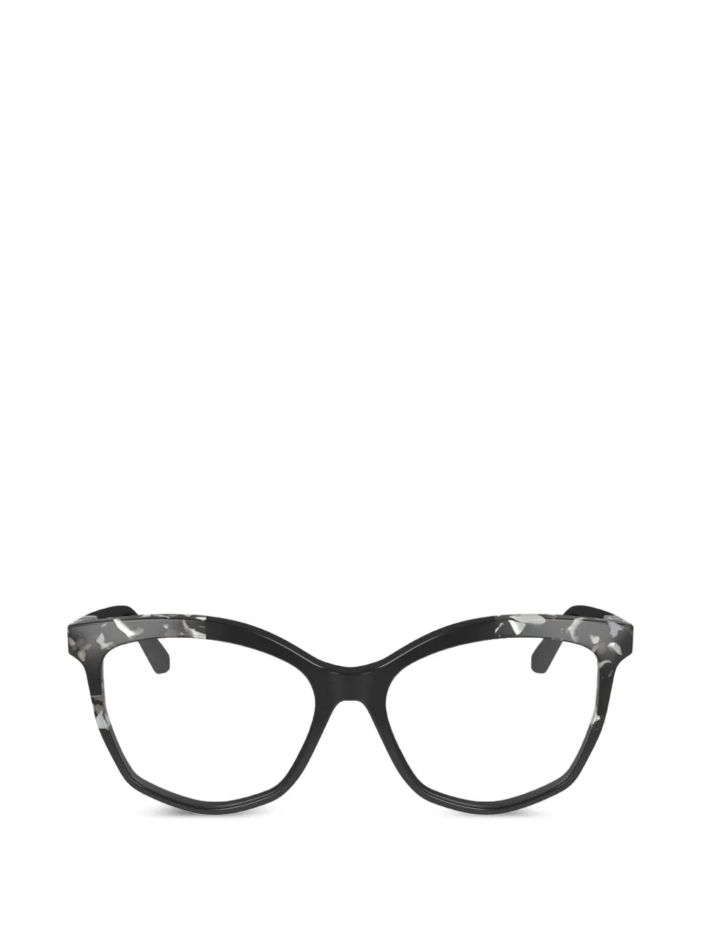 Karl Lagerfeld Sonnenbrille mit Marmor-Effekt - Schwarz