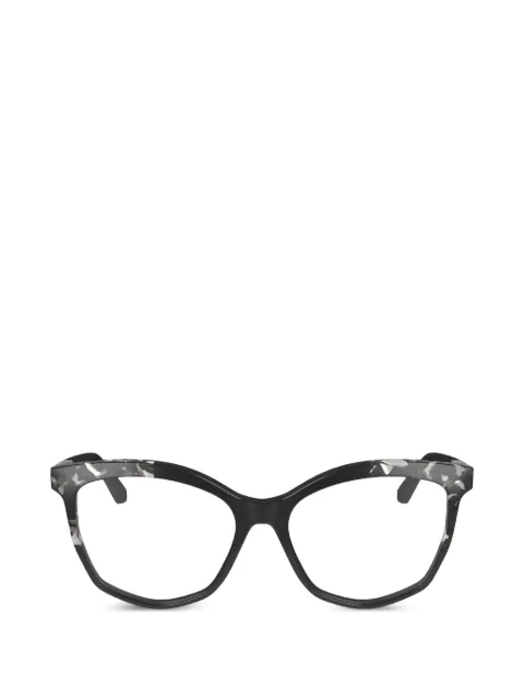 Karl Lagerfeld marble-effect cat-eye glasses
