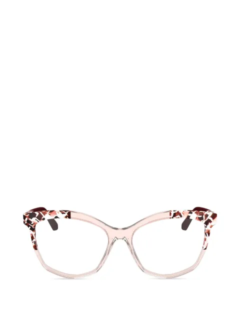 Karl Lagerfeld marble-effect cat-eye glasses