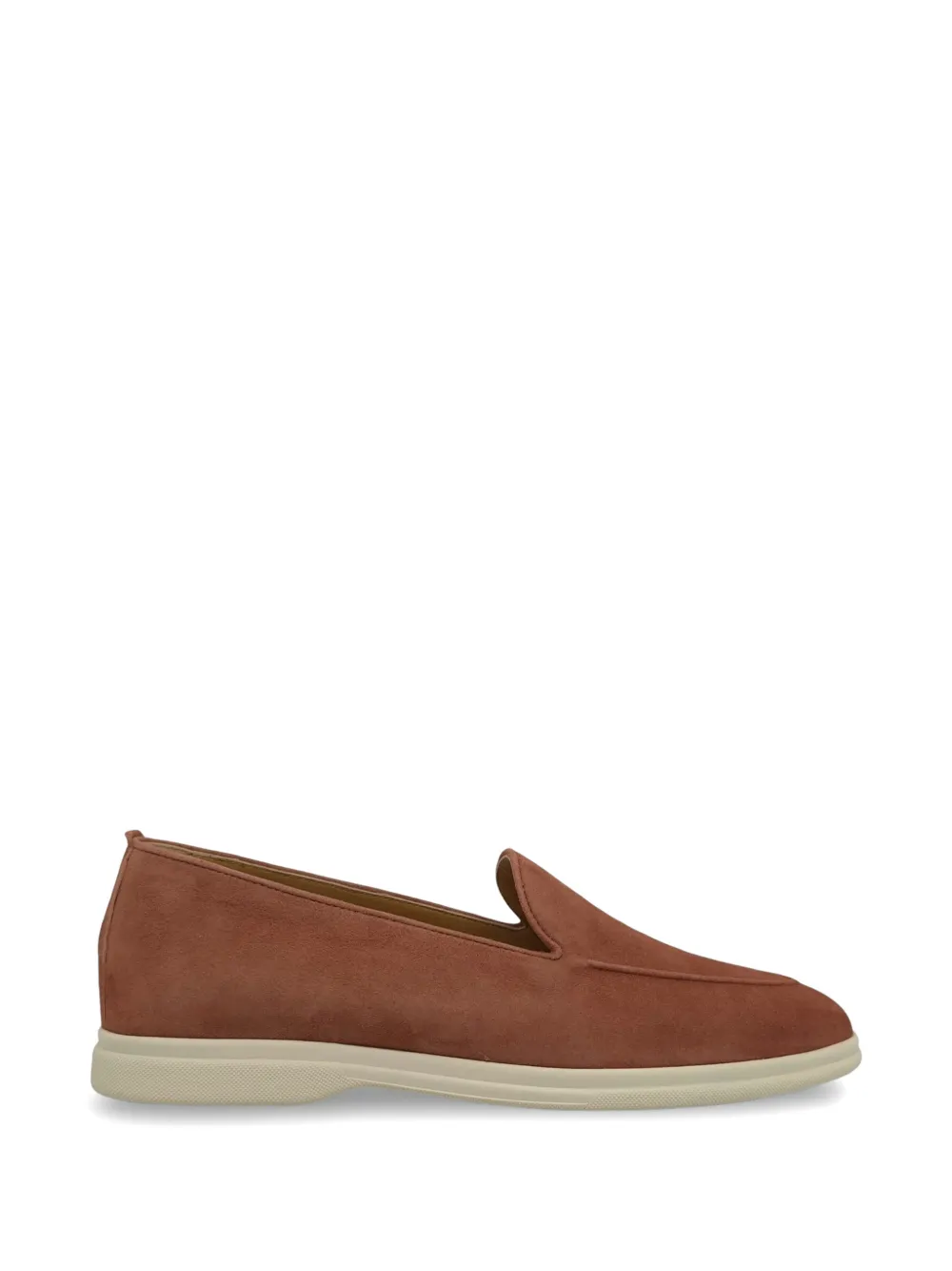Henderson Baracco suede slip-on loafers - Marrone