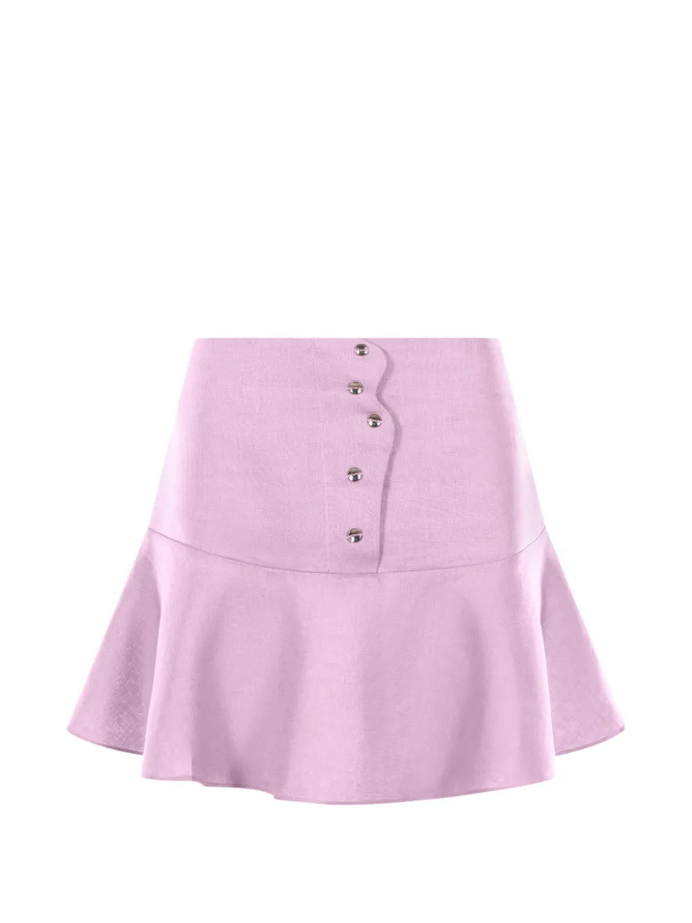 Mia Peculiar Minigonna con bottoni - Rosa