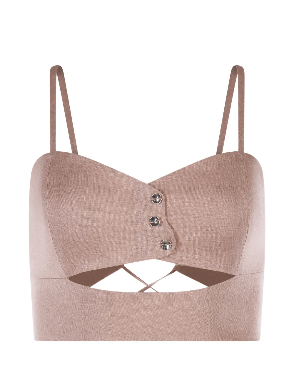 Mia Peculiar Canotta con bottoni - Rosa