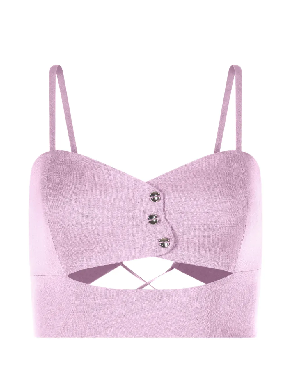 Mia Peculiar Canotta con bottoni - Rosa