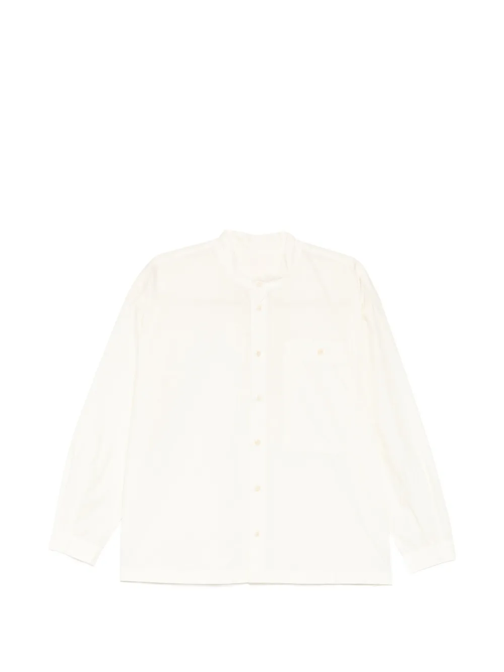 Toogood Physician band-collar shirt - Toni neutri