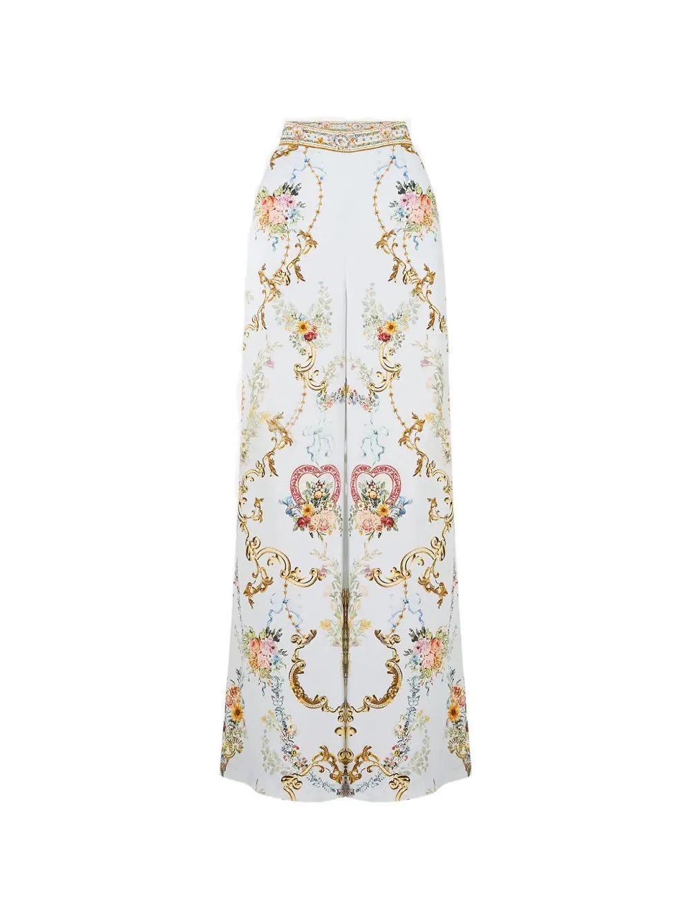 Camilla Seville Sweetheart palazzo pants - Weiß